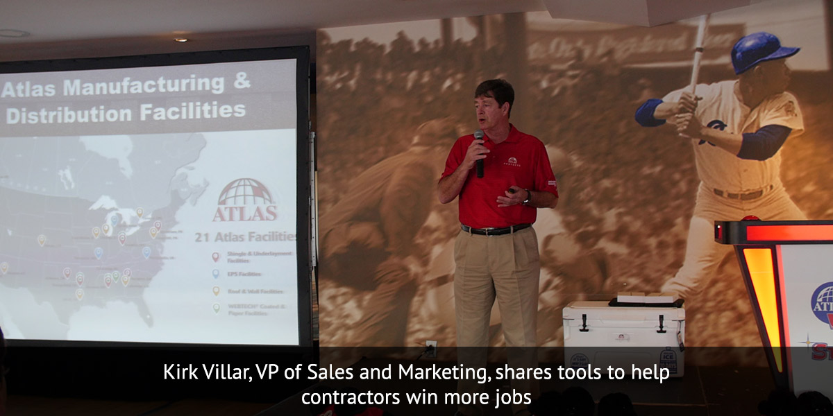 Kirk Villar, VP of Sales and Marketing, shares tools to help contractors win more jobs