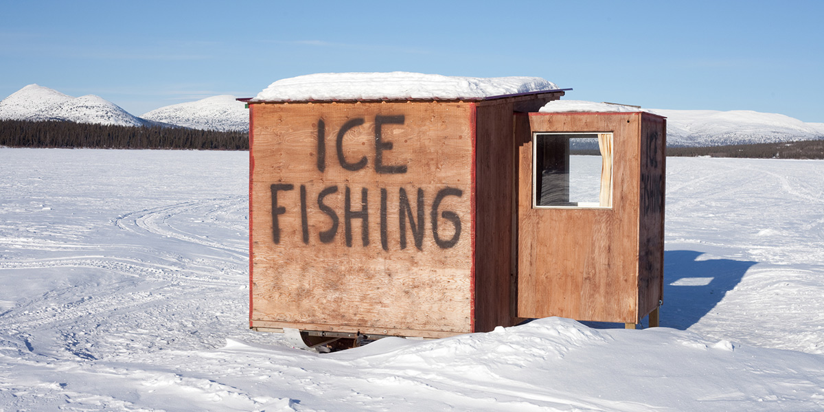 Ice Fishing Shack Cover