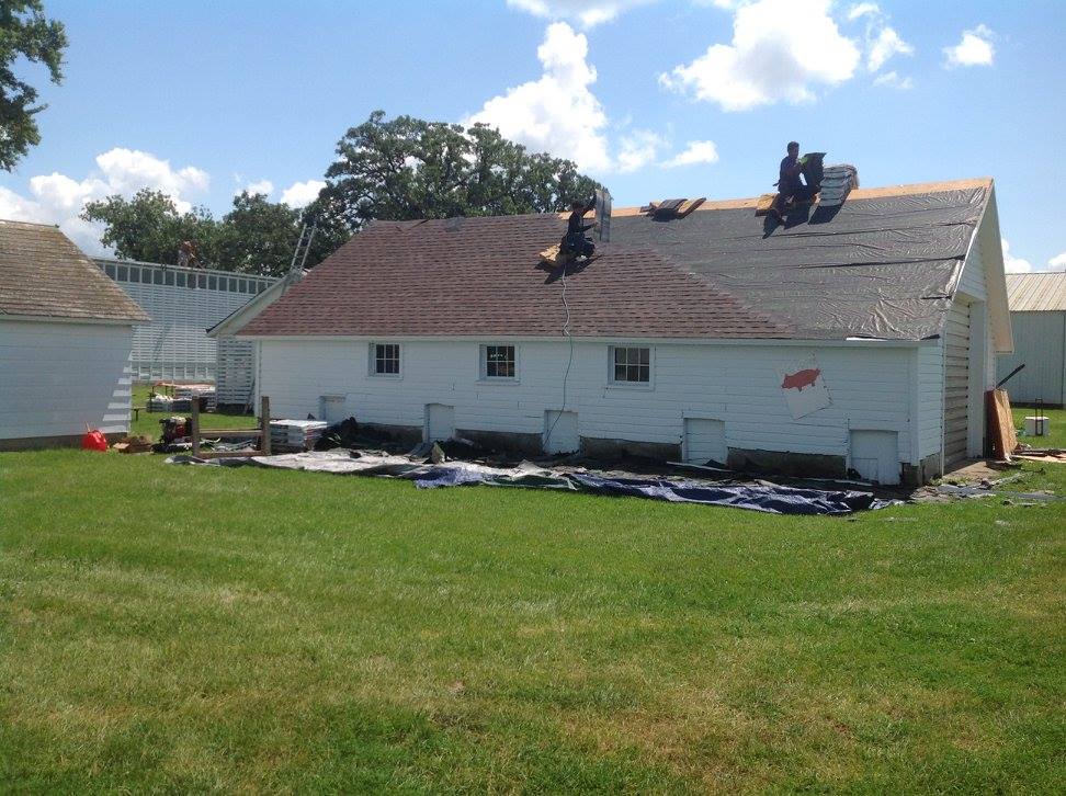 Getting New Roof Shingles - Silverwood Park