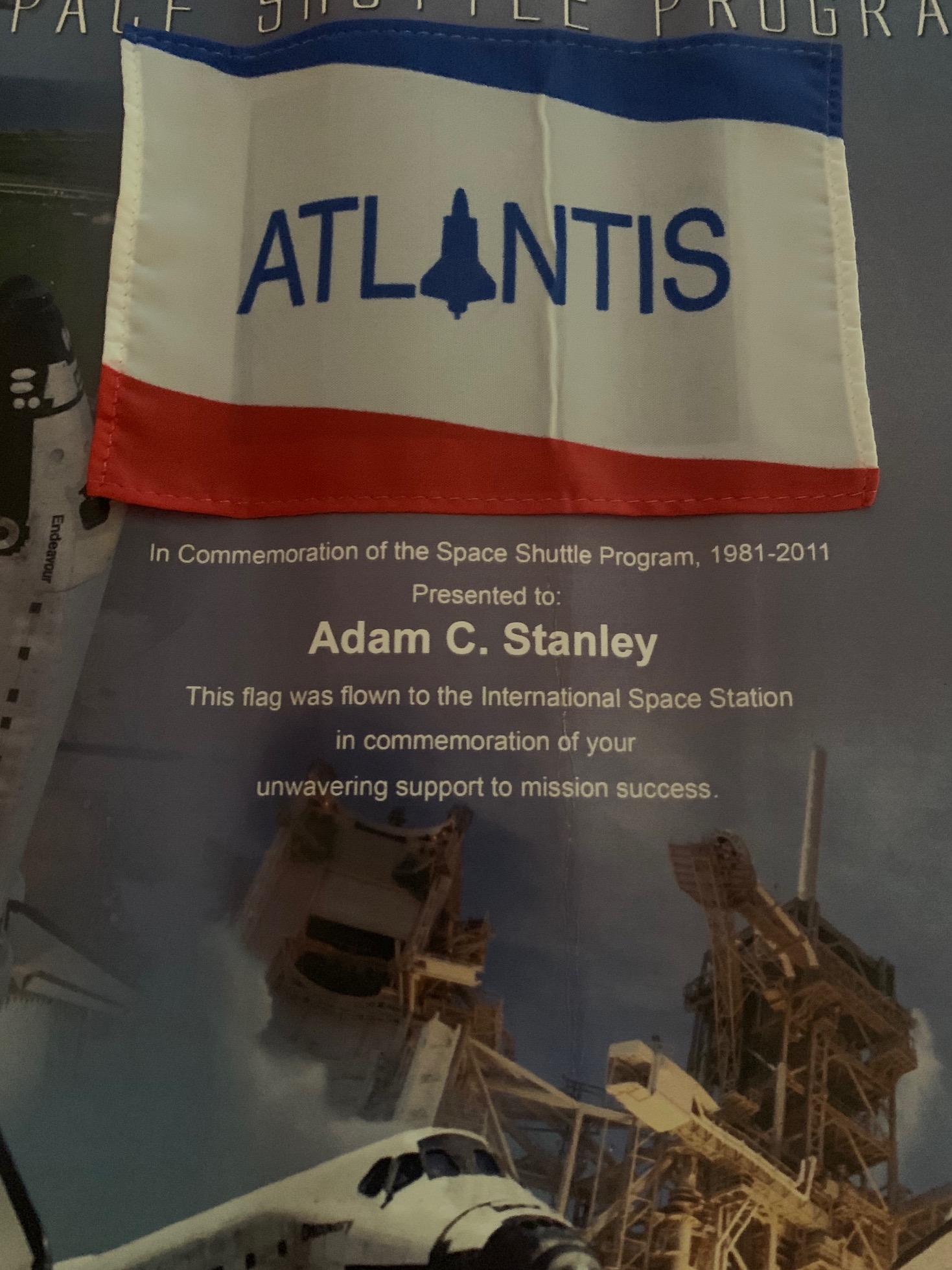 Podcast Ep. 14 - Atlantis-ISS flag