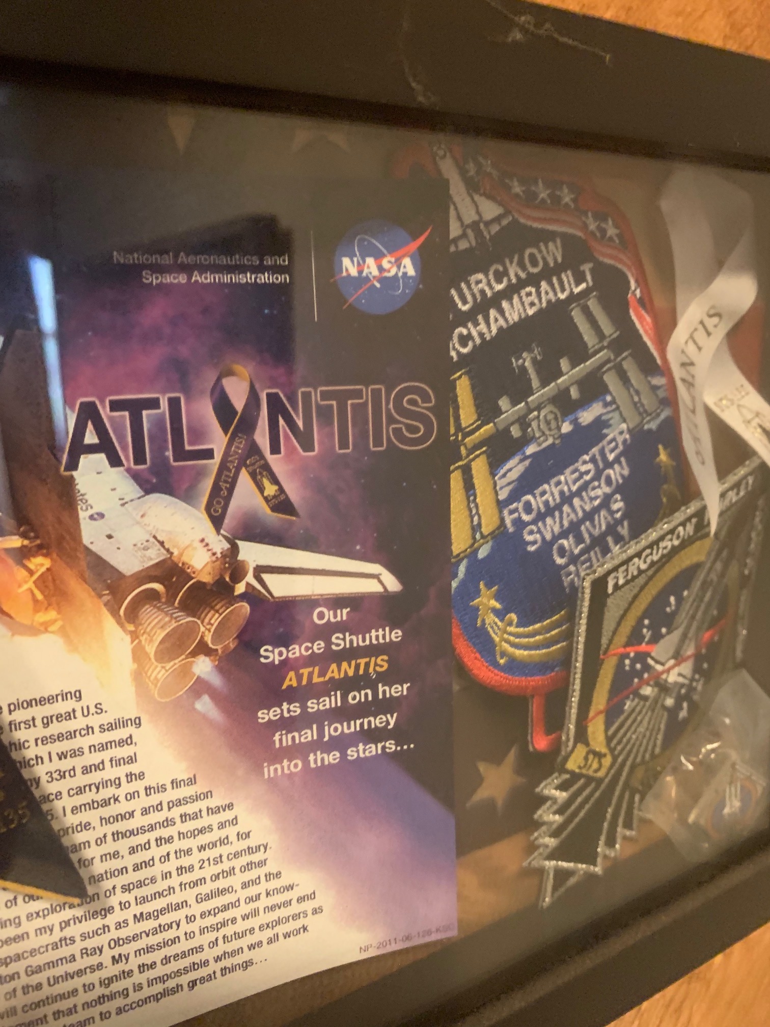 Podcast Ep. 14 - Space Shuttle Atlantis memorabilia