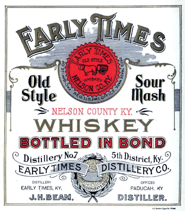 Early Times label